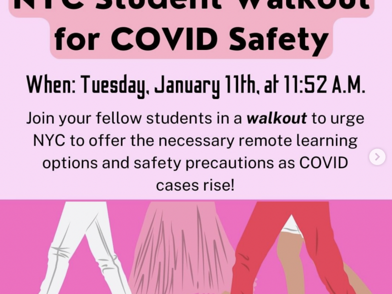 Students Organize Citywide Walkout to Protest Unsafe COVID-19 Conditions