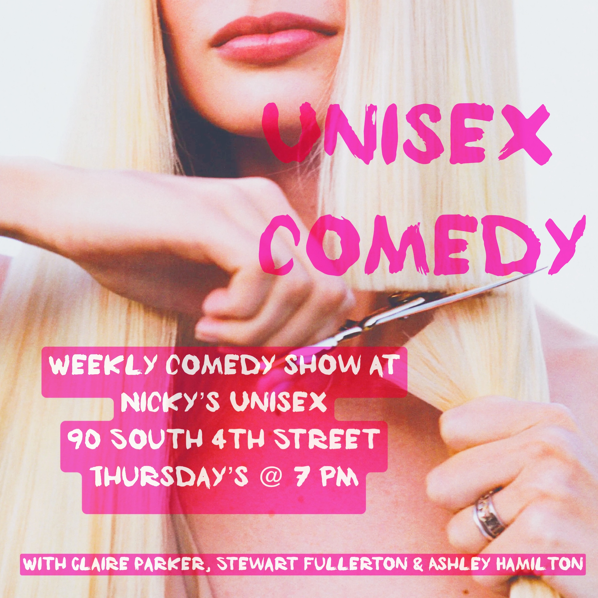 Unisex Comedy presents a free show each Thursday