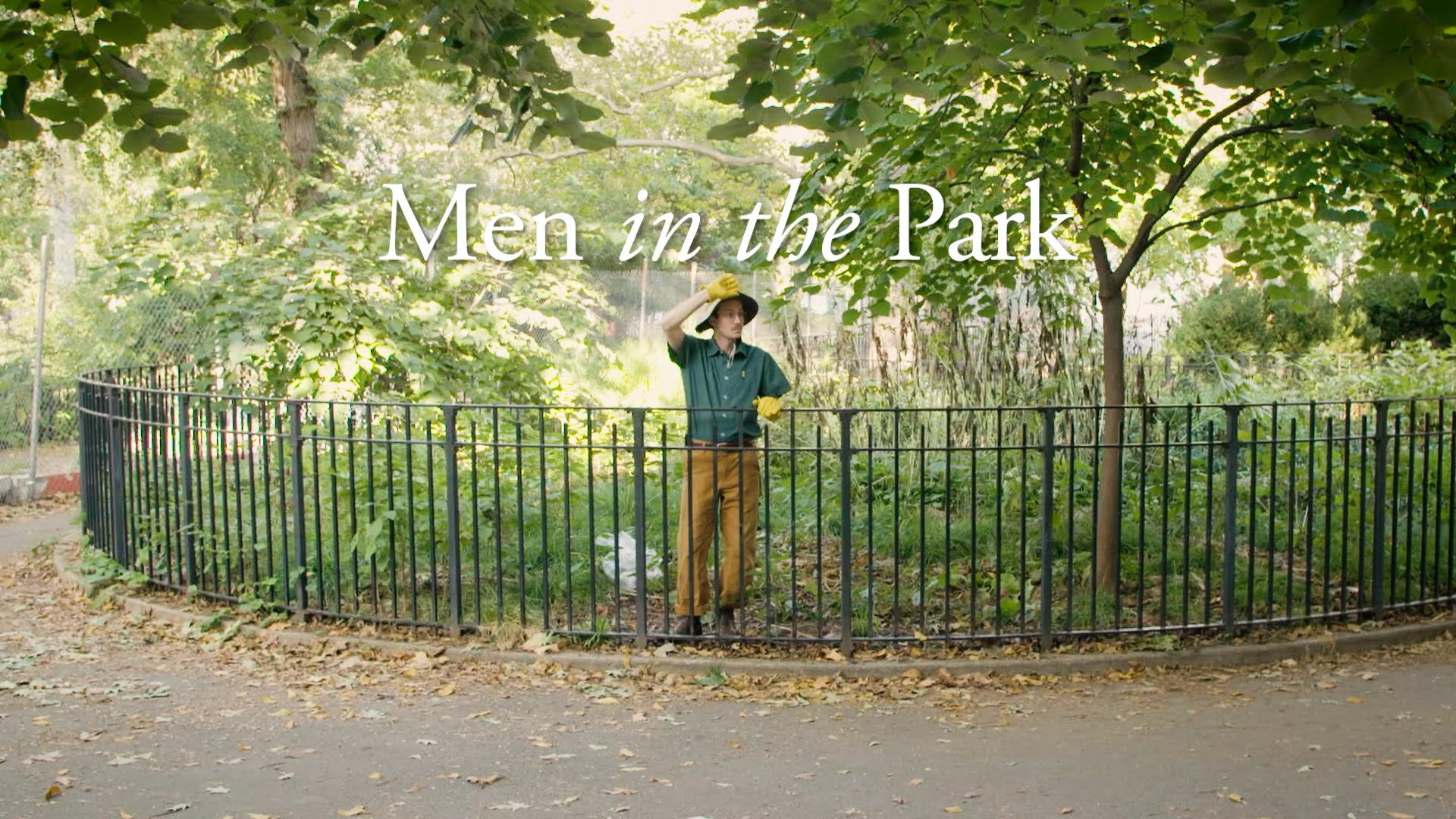 "Men in the Park" series with Greenpointer Josh Tobin