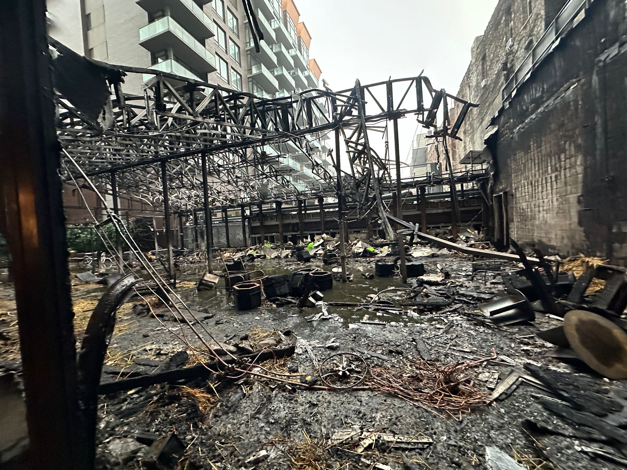 Fire at Moxy Williamsburg Hotel Destroys Outdoor Dining Area